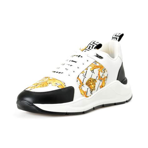 versace gold tennis shoes|Versace shoes men sneakers discount.